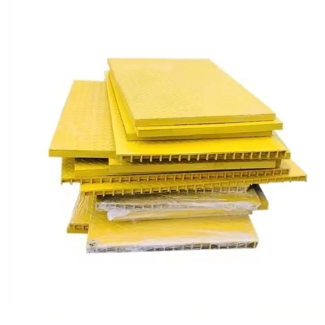 Composite Plastic Non-Alloy High Load-Bearing Fiberglass High-Strength Top Outdoor 1220x3660x30mm Plate with Cover FRP Grating