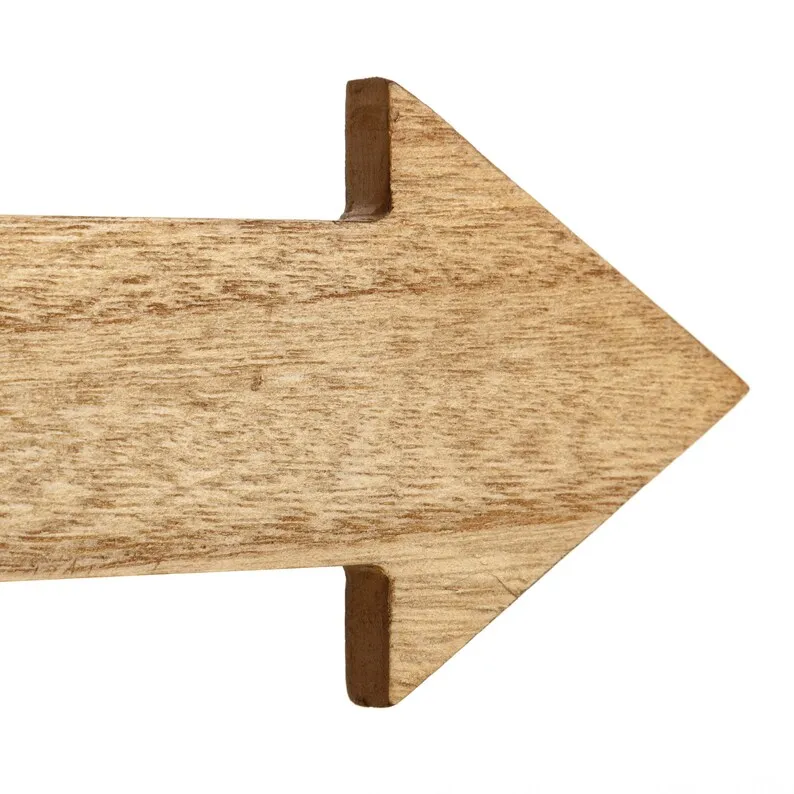 Пики Книга заканчивается лесной детская Декор деревянная стрела частей (по обеим сторонам) подставка для