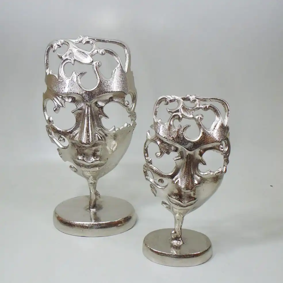 Decorative Human Face Sculpture For Table Top Antique Modern Abstract Sculpture For Home Decorations