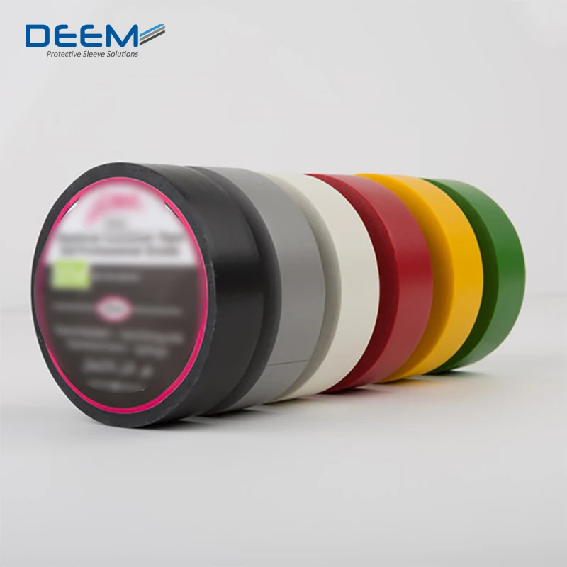 Custom Made Logo Printed Brand PVC Electrical Tape Rolls electrical PVC Insulation Tape
