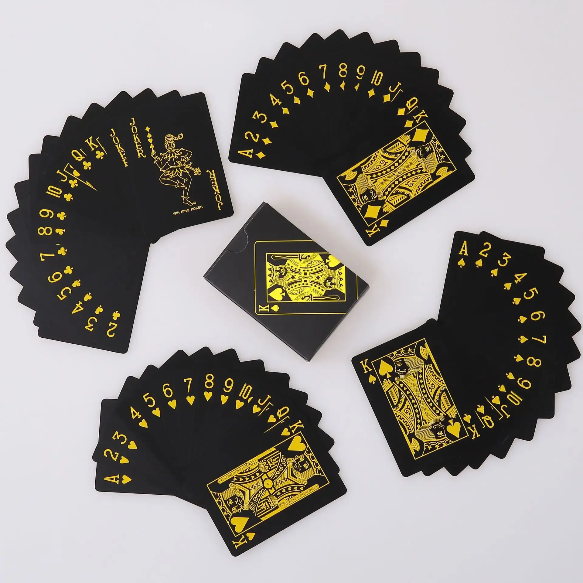 Original Factory Custom Waterproof Plastic Magic Premium Quty Poker Cards Set Trump Machine Board Game Playing Card
