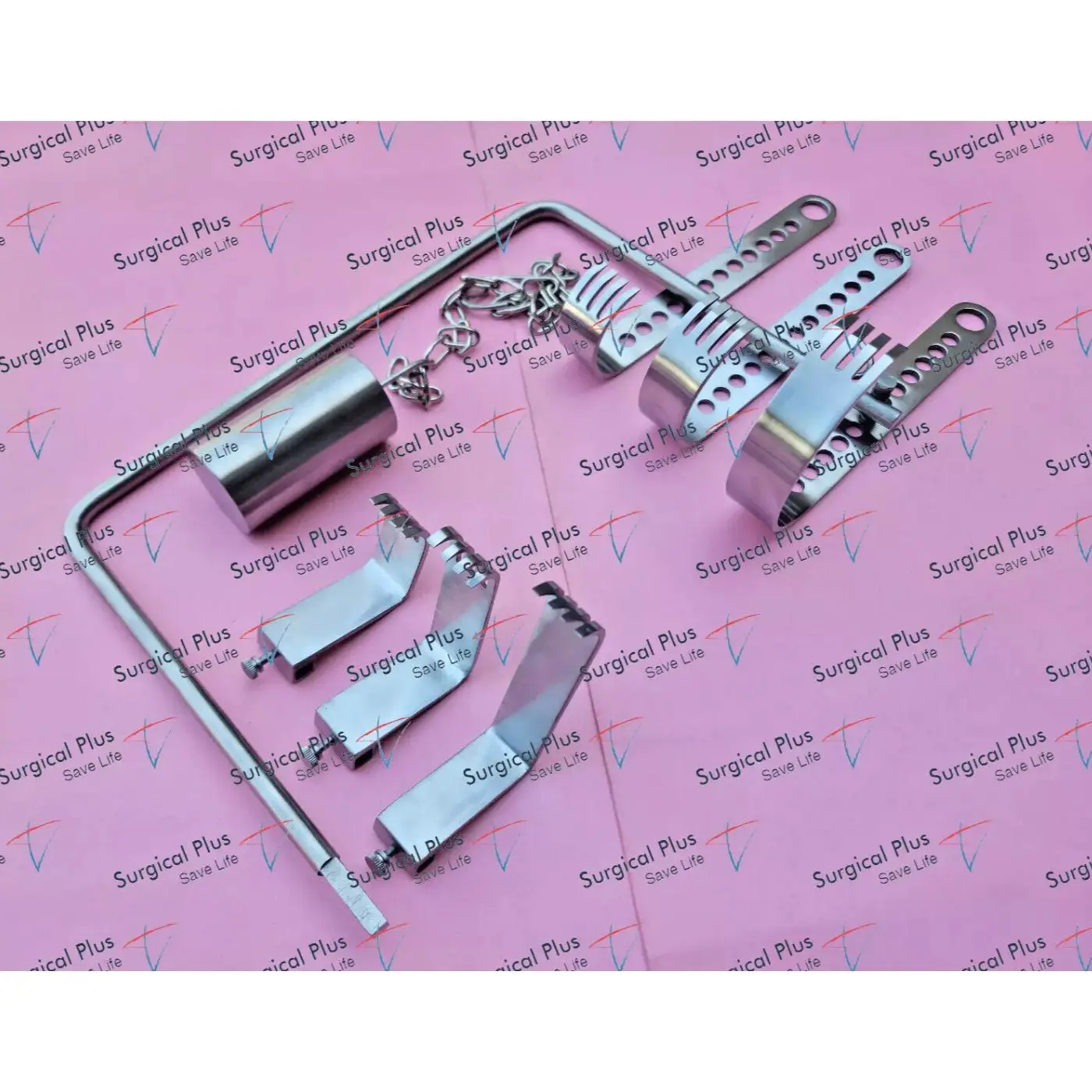 Набор ортопедических ретракторов Charnley Tetra Industries удлиненный из нержавеющей стали многоразовый для операций на тазобедренном суставе класс A 