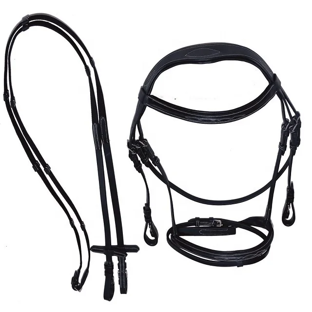 Leather bridle Horse Riding Durable Pure Leather bridle Wholesale Good Quality Pure Leather Horse Racing bridle