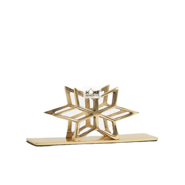 Metal Decorative Star Light Napkin Holder New Trending Indoor Outdoor Utility Hotelware Napkin Holder