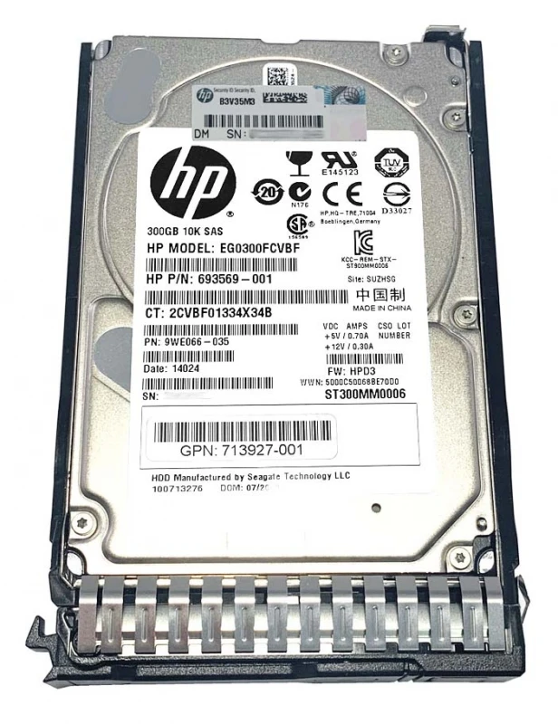 New Original Quanta QCT 1HY7Z9Z000C HDD SAS 300GB, 10000rpm, 2.5 inch (6Gb) - SFFR Kit