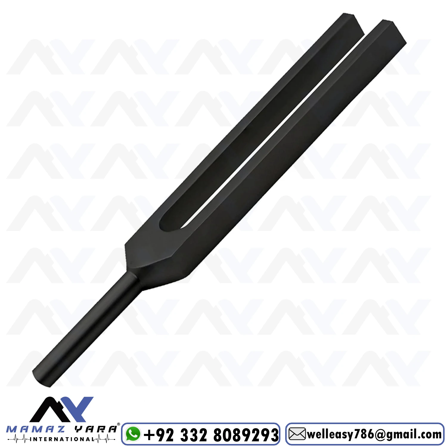 3 Pcs Tactical Black Tuning Forks Set C128 & C512 & Taylor Hammer German Grade Or Quality Hospitals Clinics