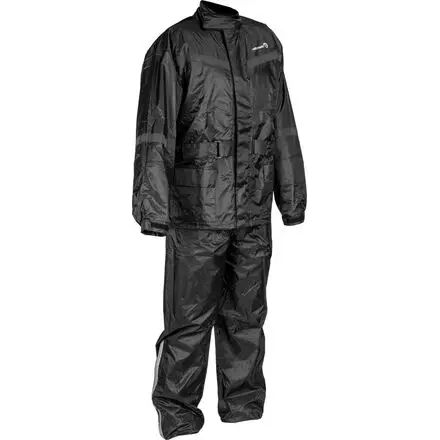 High quality men full black regular fitting all size available motorcycle rain suit motorbike waterproof biker casual overall