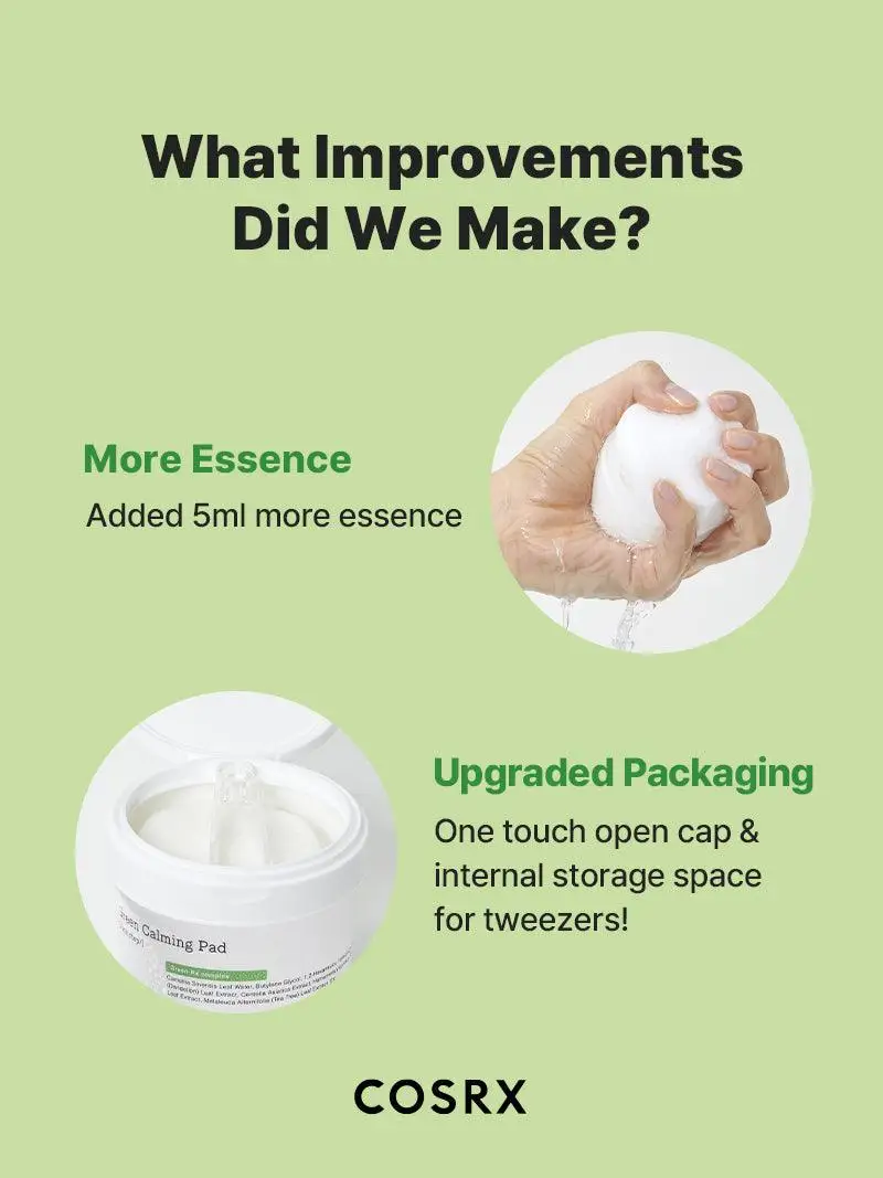 [COSRX ]  One Step Green Hero Calming Pad  70PADS   Korean Best selling No Parabens No Sulfates No Phthalates