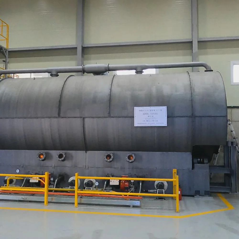 Korea made Renewable oil exempted from oil tax Ecocreation Pyrolysis Oil Distillation Plant Pyrolysis Plant ECP-11011