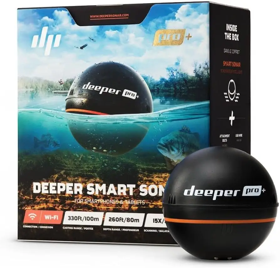 Doorstep Delivery For Deeper Pro+ Plus Fish Finder Smart Sonar Portable Wireless