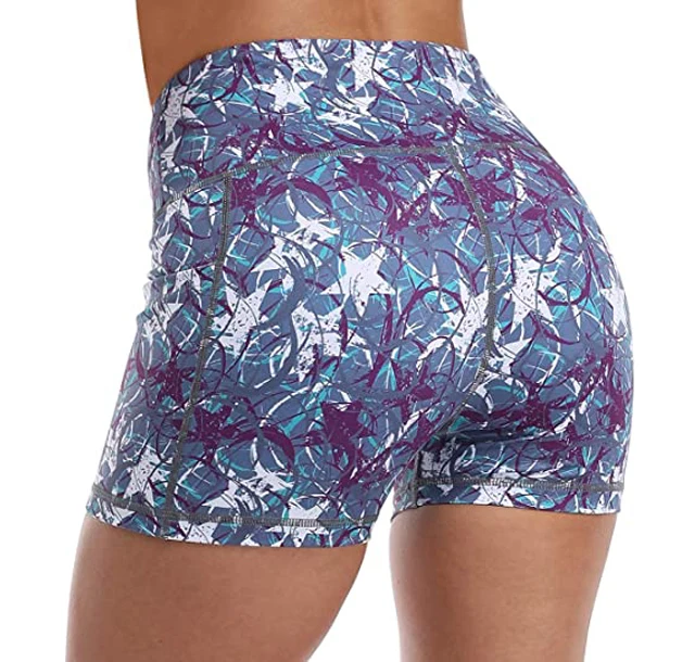 Top Quality Women Yoga Shorts Gym High Waist Push Up Ladies Fitness Seamless Hip Weigh Lift Tight Yoga Short