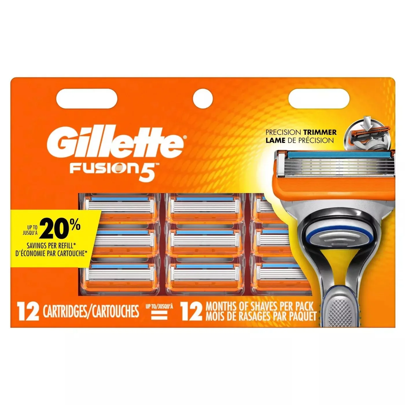 Лезвия для Мужской бритвы Gillette Fusion5