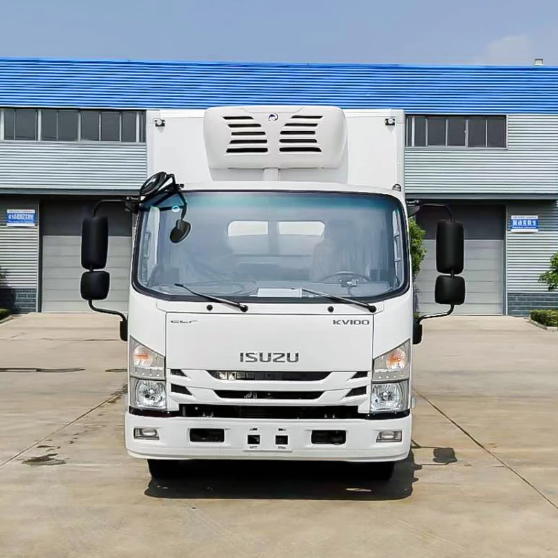 Isuzu refrigerated truck 10 tons refrigerator truck meat transport refrigerated truck