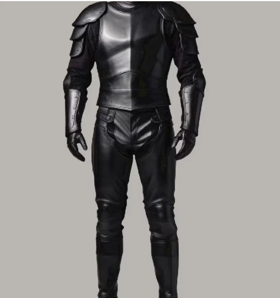 Genuine Leather Warrior Armor & Pant 2024 Best Selling High Quality Templar Knight Armor Suit | Knights Crusader