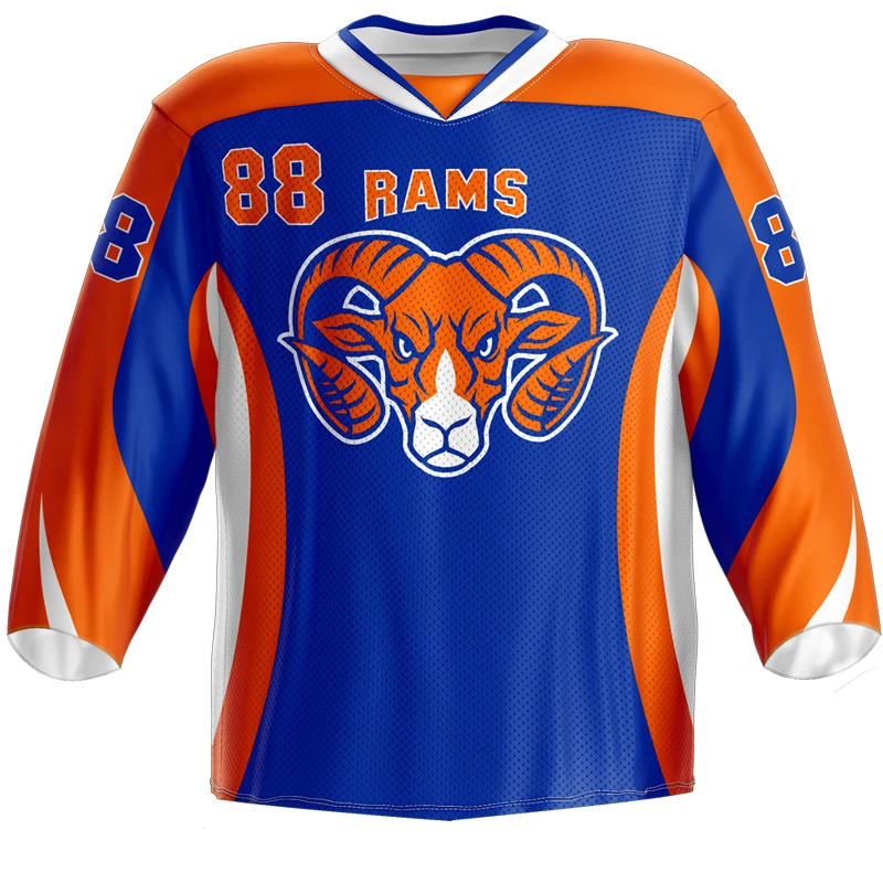 2023 new style polyester high quality new style custom sublimation team ice hockey jersey