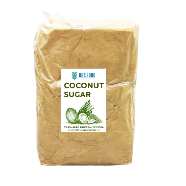 Natural Coconut Palm Sugar with Dark Brown Color HACCP KOSHER Certificate for Israel Products in paper bag 25kg
