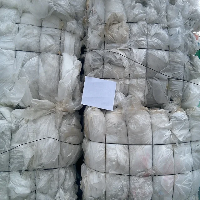 Waste Clear Recycled Plastic Roll Bales LDPE Agriculture Film Scrap