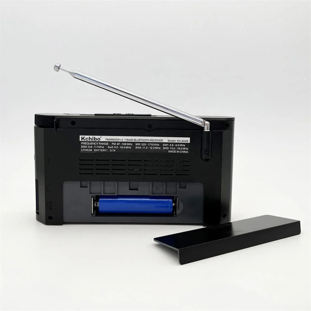 Kchibo KK-604BT multi function radio blue tooth multi band sw usb rechargeable am fm radio with mp3 player