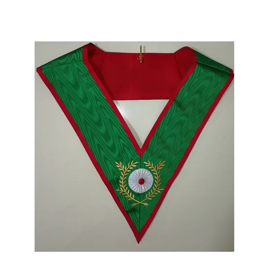 Customized Design Mason Regalia Collars In custom Color With Embroidery Badges Masonic Regalia Collar