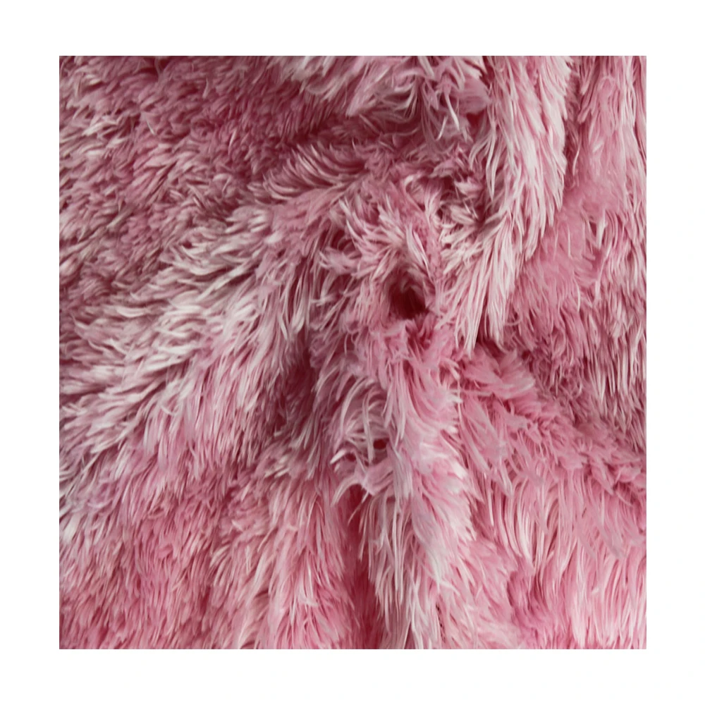 High Quality Knitted 100% Polyester Fake Plush Fur CK-Boa