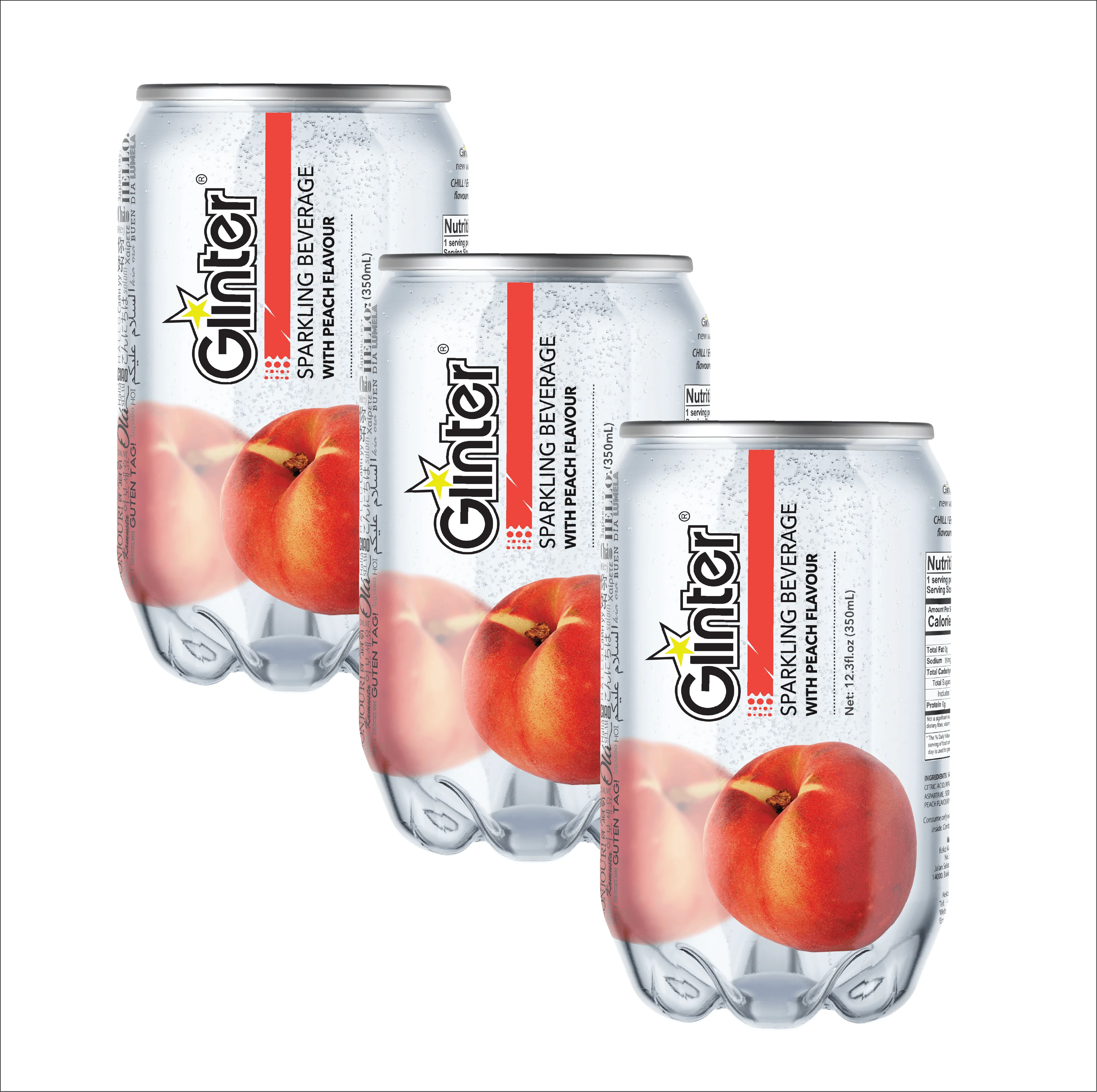 Wholesale Hot Selling Sparkling Beverage Can for Carbonated Drinks 350ml Carbonated Soft Drink Beverage Ramune Soft Drink Water