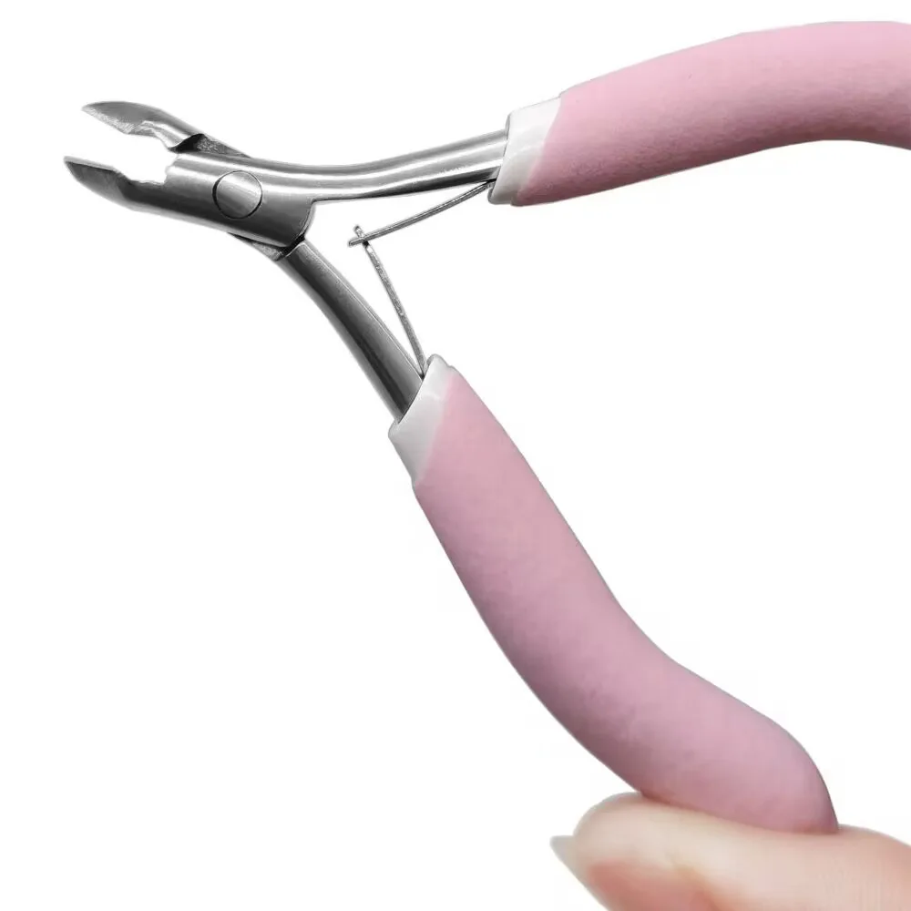 Factory Supply Stainless Steel Cuticle Nipper Ingrown Toenail Clippers Dead Skin Remover Nail Tools Cuticle Pusher Set