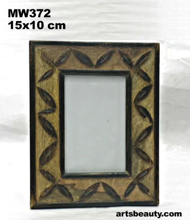 Wooden Handmade Photo Frame Rustic Wood Picture Frame Solid Wood High Definition Tabletop or Wall Mounting Frame Hot Selling