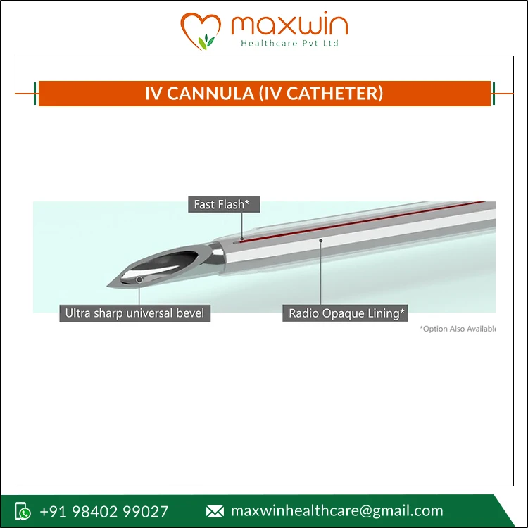 Experts in Manufacturing High Accuracy Infusion Therapy Ultra Sharp Silconised SS Needle Dispoflon IV Cannula (IV Catheter)