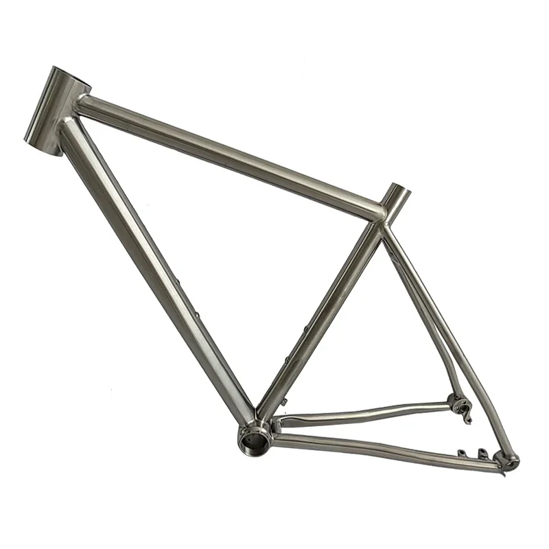 Wholesale Titanium Gravel Road Bike Frame Full Internal Route BB T47  UDH