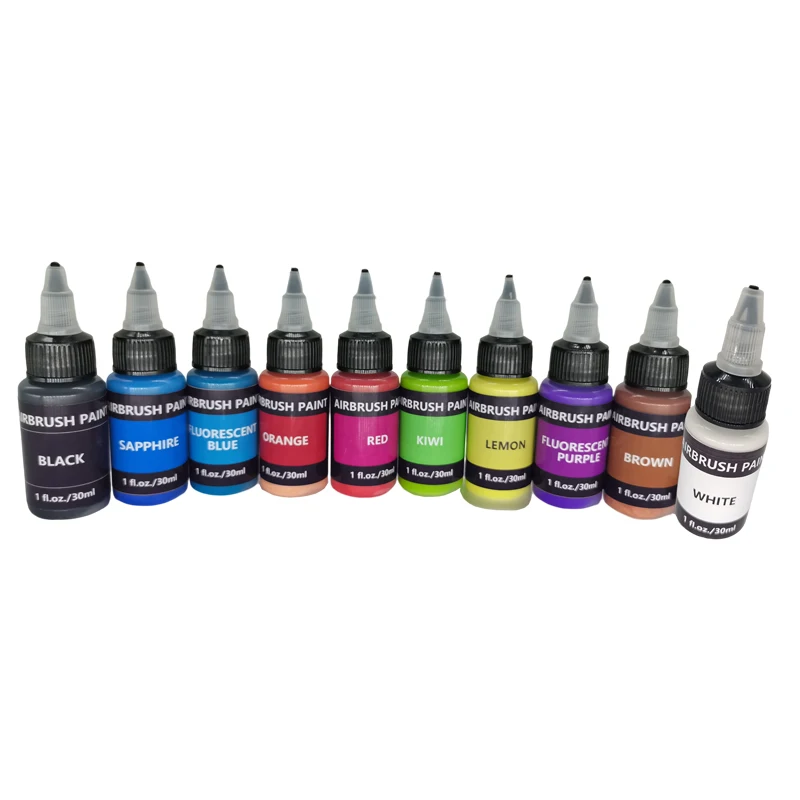 airbrush paint acrylic transparent air paint brush kit for DIY painting