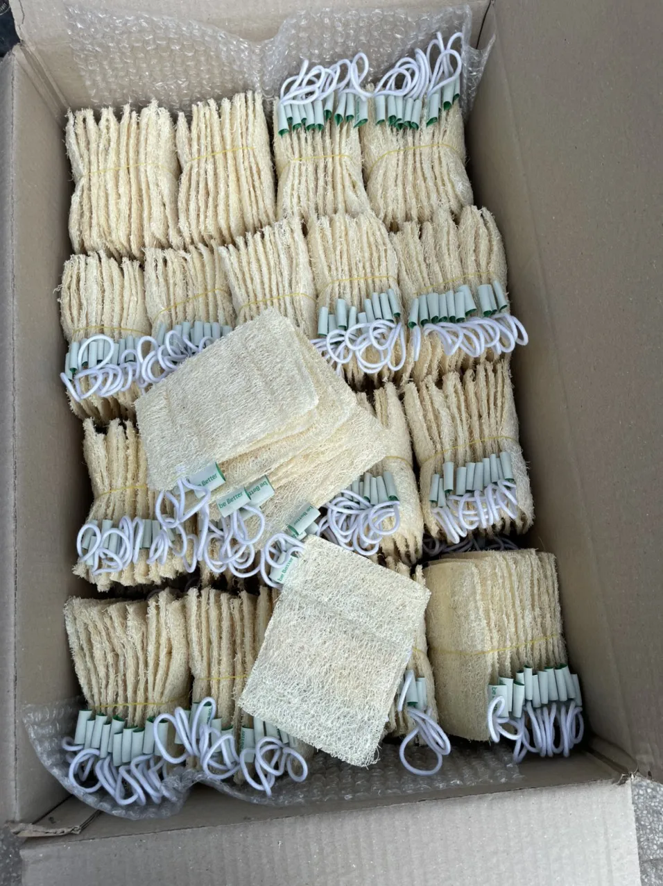 Decorative Eco-friendly Lufa Sponge Loofah with Small Shape Free Bath 99GD