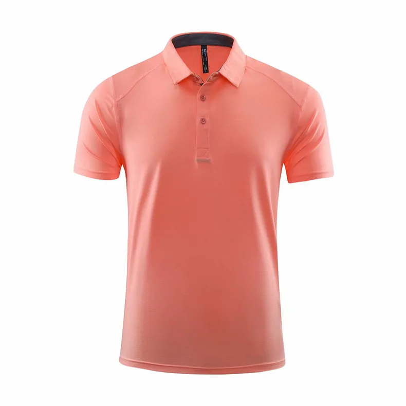 High elasticity quick dry men plain shirt supplier golf shirts for men polo