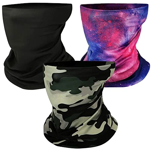 Space Elements Alien Pattern FaceMask Cover Sun UV Protection Bandana Mask Rave Neck Gaiter Balaclava
