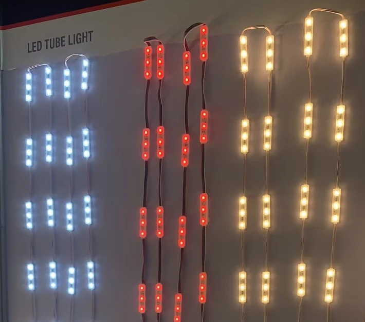 High Quality China DC12V LED Modules 3pcs Set Warm White Light No Positive Negative Poles Outdoor Power Supply High Visibility