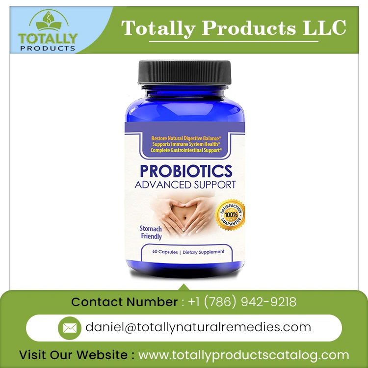 Advanced Probiotics Stomach Friendly Support 60 Capsules Dietary Supplement