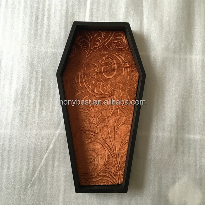 wooden coffin tray