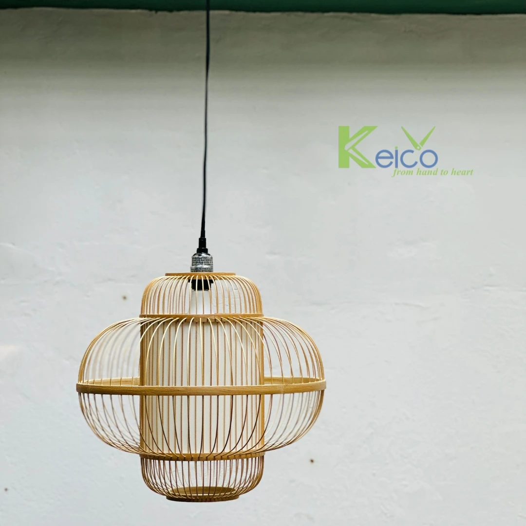 Best selling 2023 2024 high quality hand woven handmade natural bamboo lighting decor pendant hanging for home restaurant