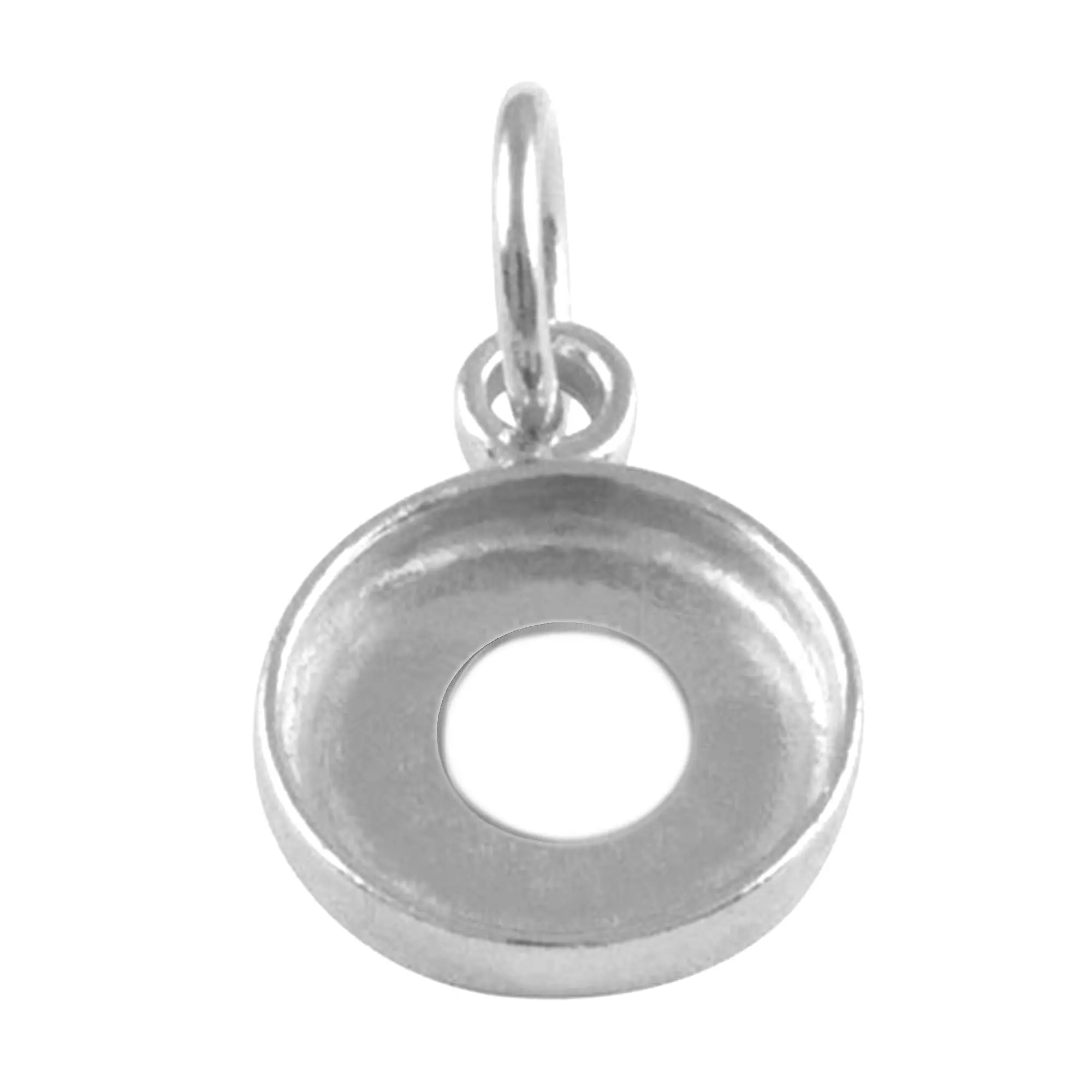 Best Selling Quality Semi Mounting 925 Sterling Silver Round Shape 4mm to 20mm Factory Price Bezel Cup Charm Pendant Setting