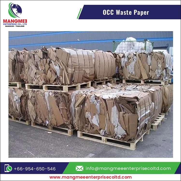 Thailand Origin Dealer Selling Excellent Paper Grade OCC Waste Paper Scrap for Recycling | Free Samples Available