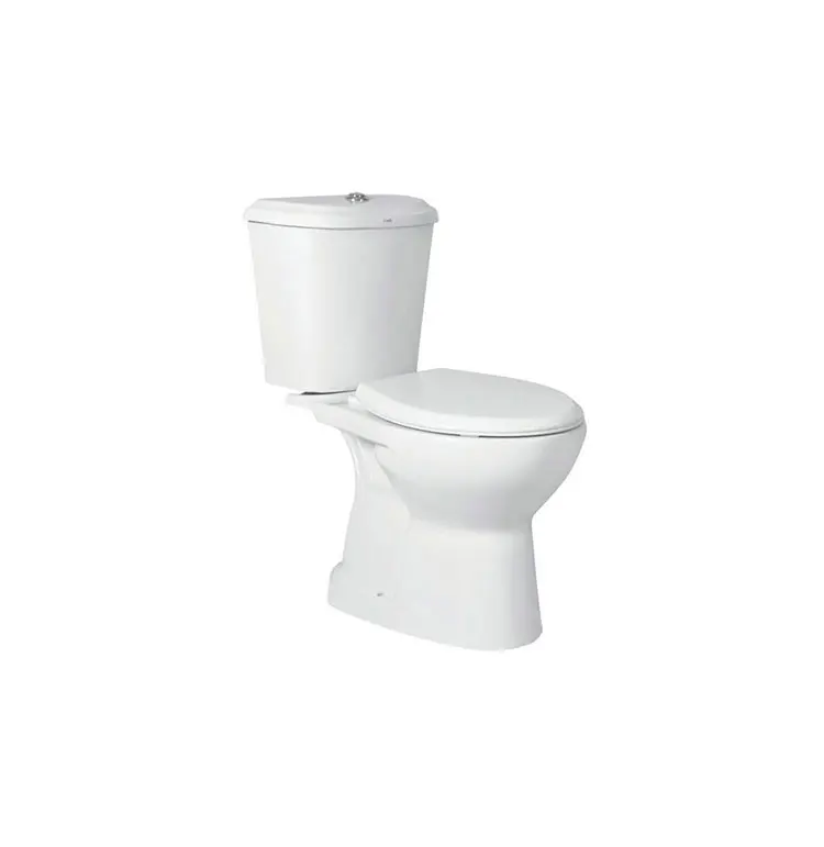 OEM Available of Elongated bowl Shape Two Piece Water Closet with 3L - 4.5L / 3L - 6L Flushing Flowrate at Lowest Price