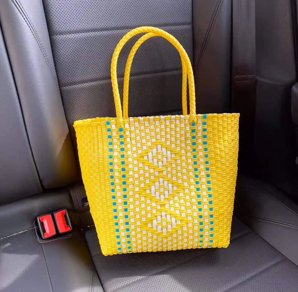 PP tape weaving shopping bag Made in Vietnam 2023 eco friendly jute bag canvas bag