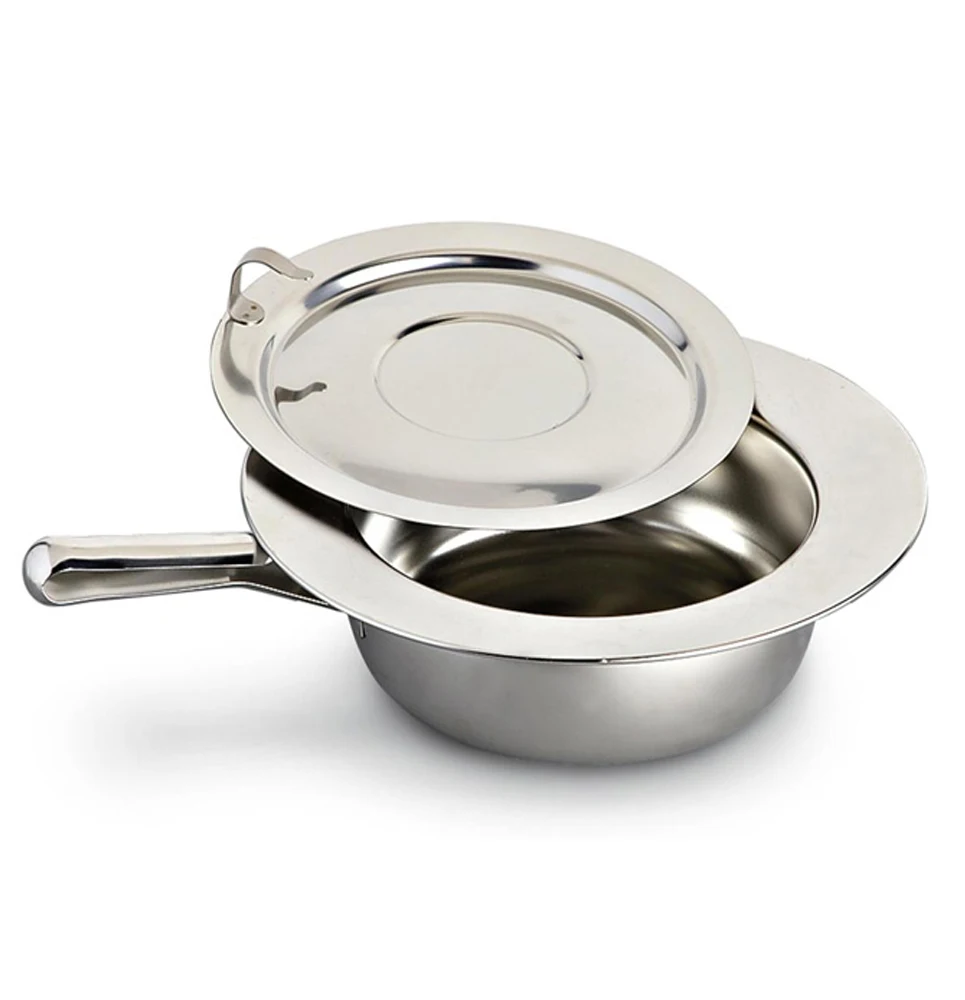 Высококачественная хирургическая подголовник из нержавеющей стали с крышкой и ручкой/поддон стали/