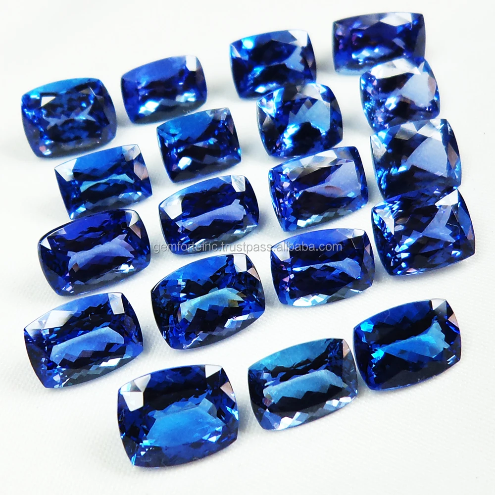 Tanzanite Gemstone Rectangle Emerald Mix Shape Calibrated Blue Tanzanite AAA Grade Loose Gemstone Wholesale Natural Tanzanite