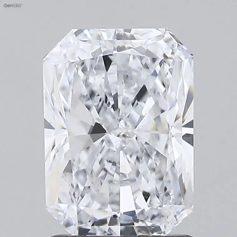 F Color VS2 Clarity Size 1.50Ct Polished Labgrown Diamond Radiant Shape HPHT-CVD Diamond  Jewelry Loose Diamonds