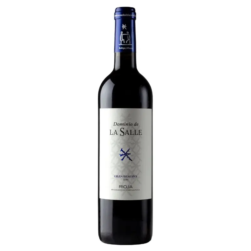 RED RIOJA SPANISH WINE DOMINIO DE LA SALLE GRAN RESERVA 0,75 L.