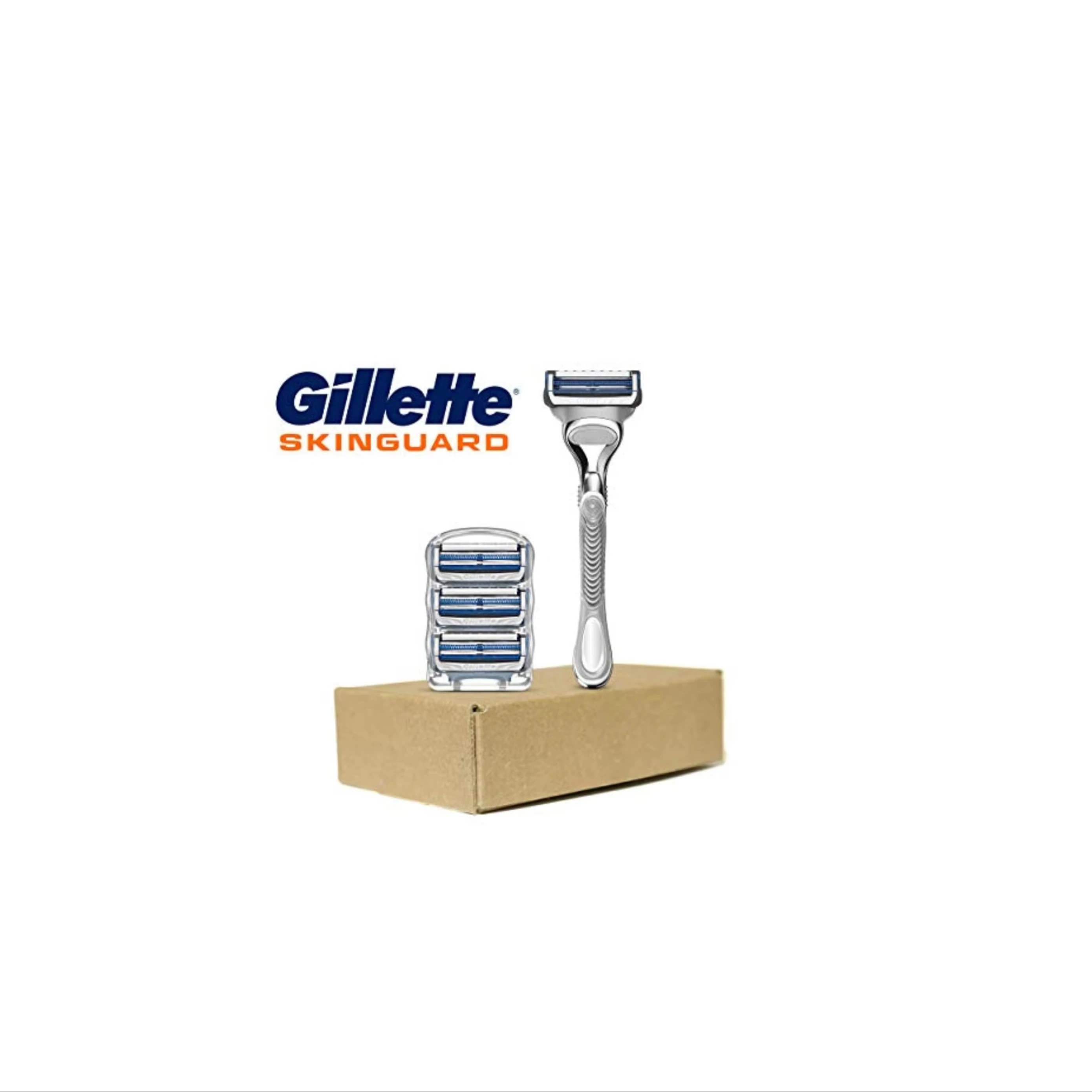 Бритвы Gillette SkinGuard для мужчин 1 4 лезвия бритвы предназначенные с раздражением кожи и шишками
