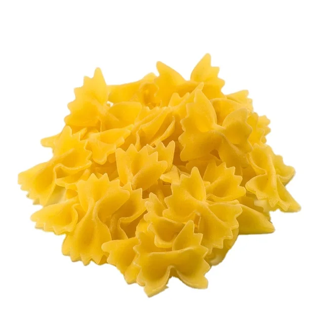 Bulk Dried Farfalle Pasta  Gluten Packaging Spaghetti Noodle Gross Cooking Feature Powder
