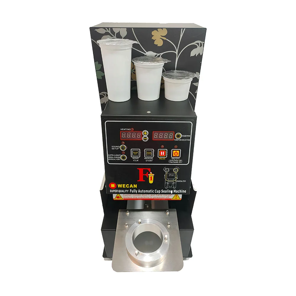 drink cup sealer machine boba tea lid machine tea cup sealer machine for sale