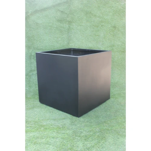 Оптовая продажа, большой приподнятый прямоугольный горшок для дома, гостиниц, офисов, сада из стекловолокна, цветочный горшок