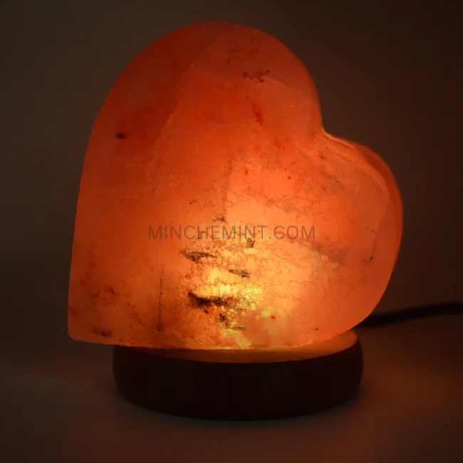Himalayan Natural Salt Rock USB Night Light Pink Crystal Salt Lamp Use Cord Color Changing Himalayan Salt Lamp